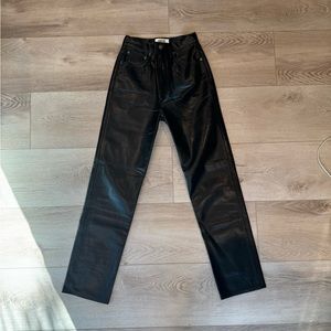 Agolde Vegan Leather Pants